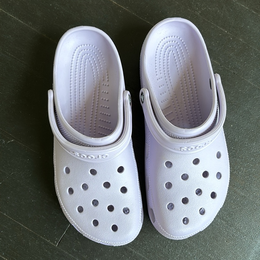 Lavender crocs
